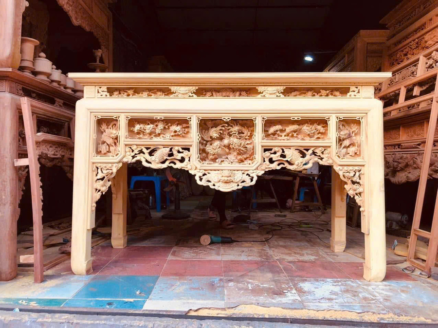 Mẫu bàn ô xa 006