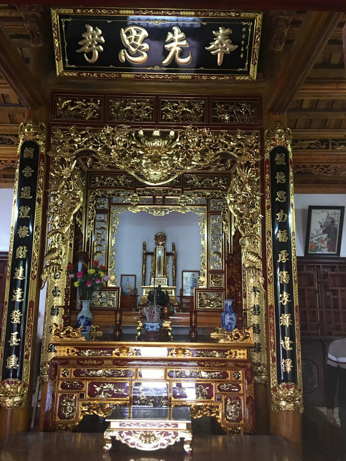 Mẫu gian thờ theo lối cổ 3 gian 005