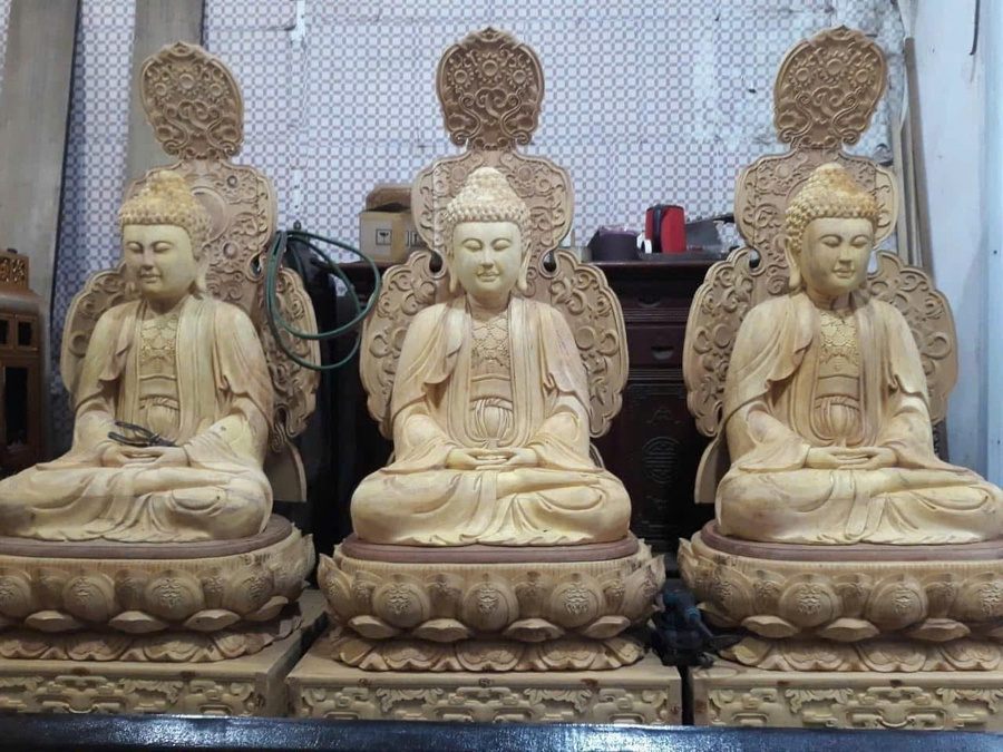 Tượng mộc tam thế