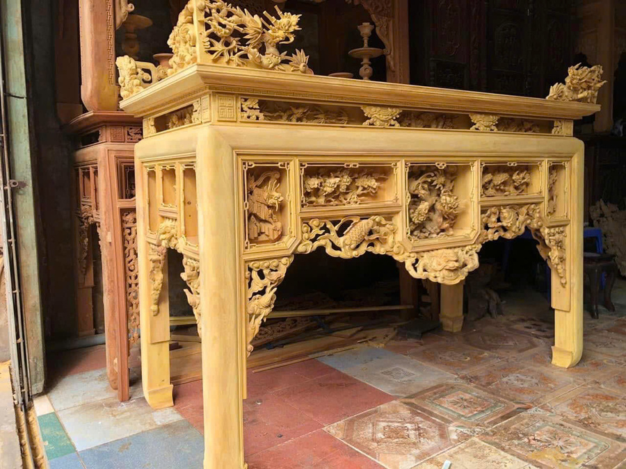 Mẫu bàn ô xa 005