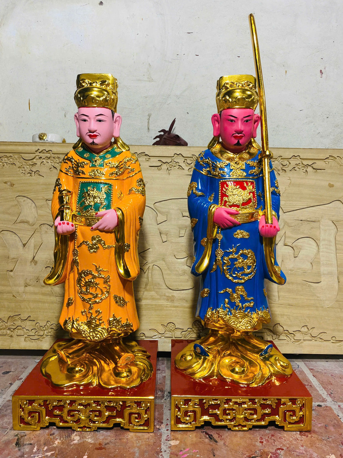Tượng Quan văn, Quan võ