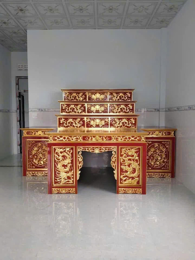 Mẫu điện thờ tư gia 017