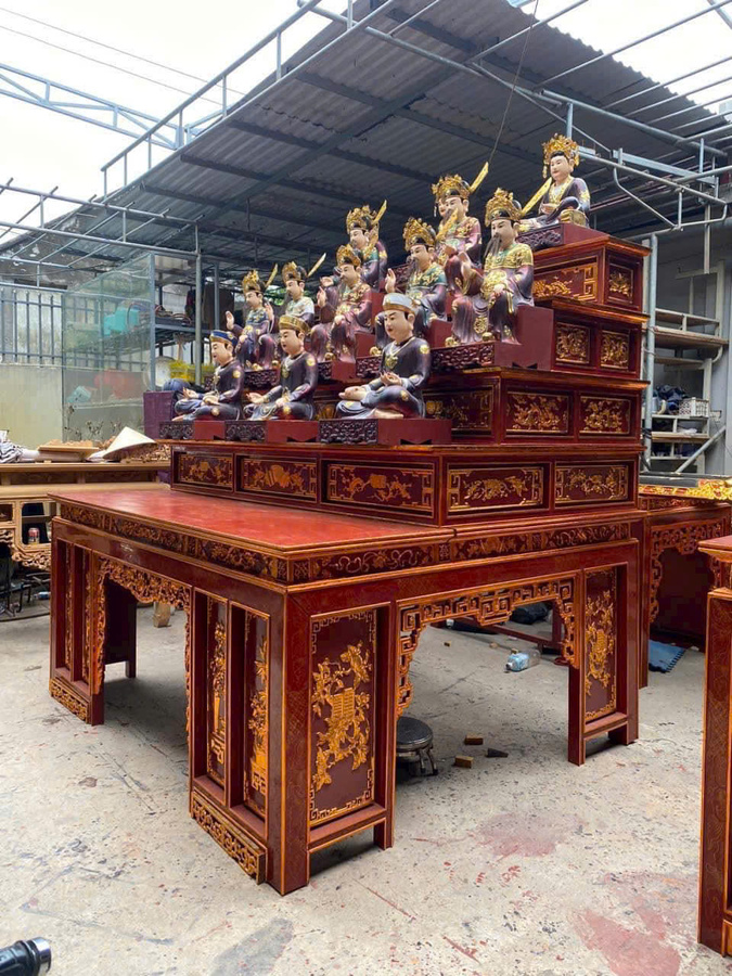 Mẫu điện thờ tư gia 018